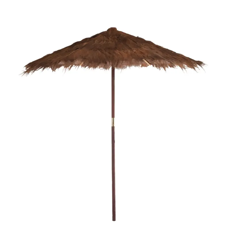 Parasol Cocobladeren Bruin Large Ø290cm J-Line