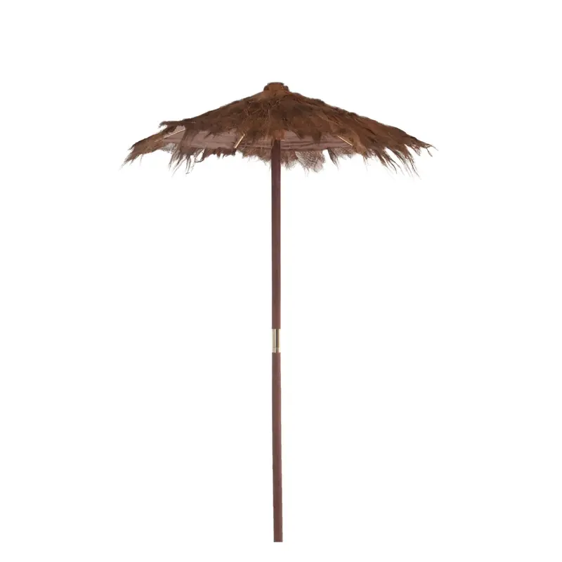 Parasol Cocobladeren Bruin Small Ø150cm J-Line