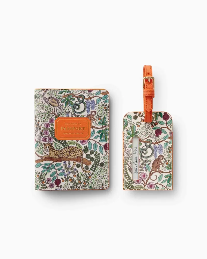 Passport & Luggage Tag Set - Safari