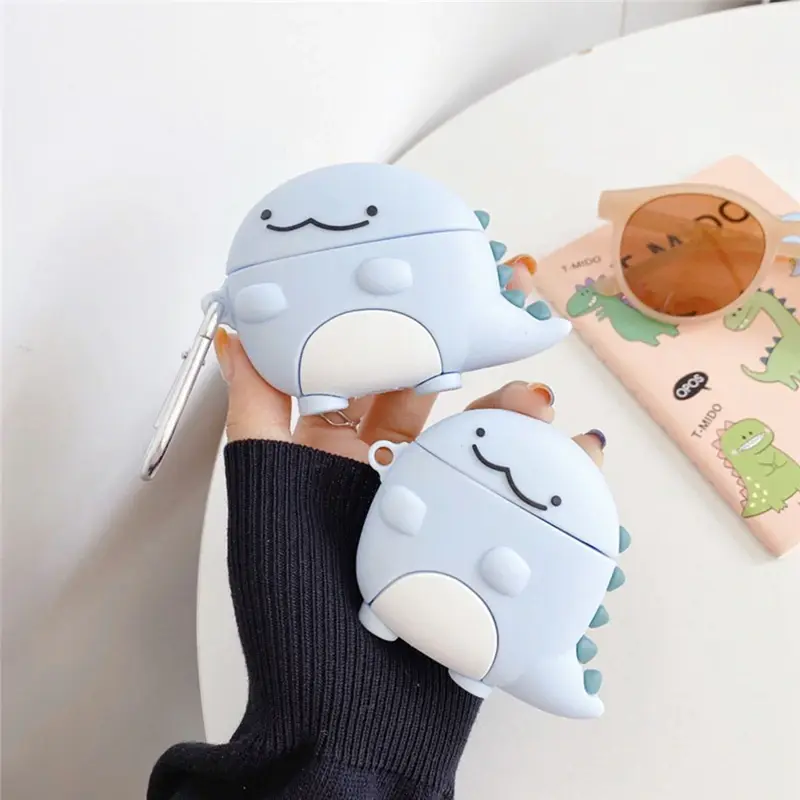 Pastel Dinosaur Airpod Case Cover