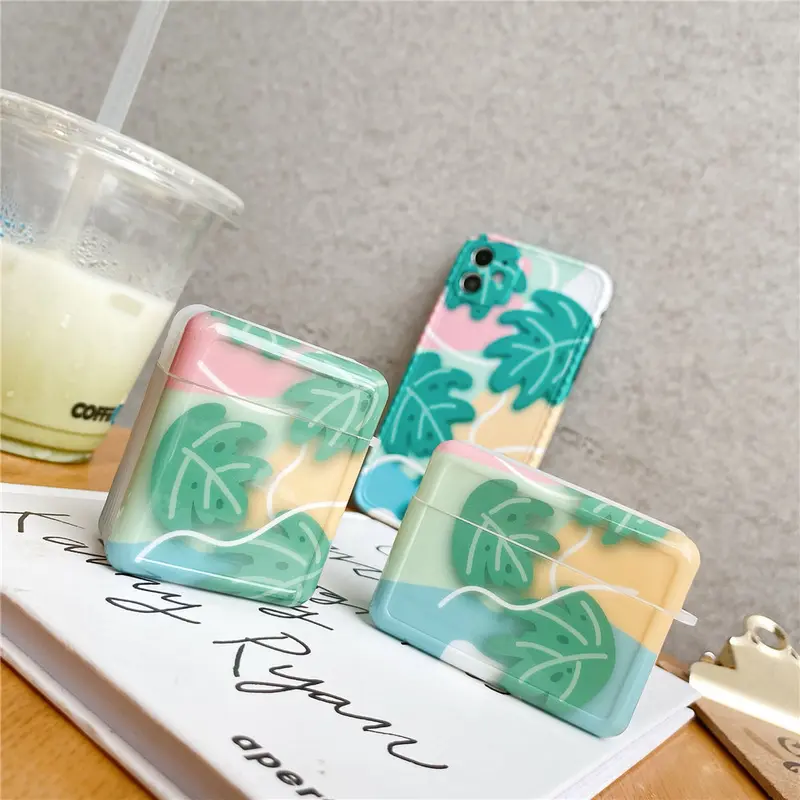 Pastel Plants Airpod Case Cover