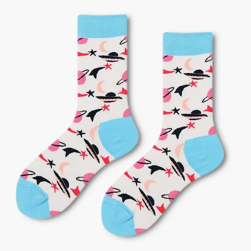Pastel UFO Crew Socks