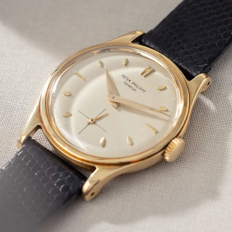 Patek Philippe Calatrava 2509 18 Karat Gelbgold mit Archivauszug