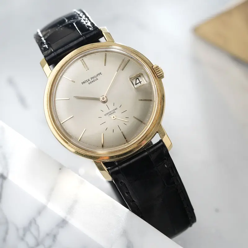 PATEK PHILIPPE CALATRAVA 3445 Signiertes Serpico y Laino Zifferblatt + Papiere