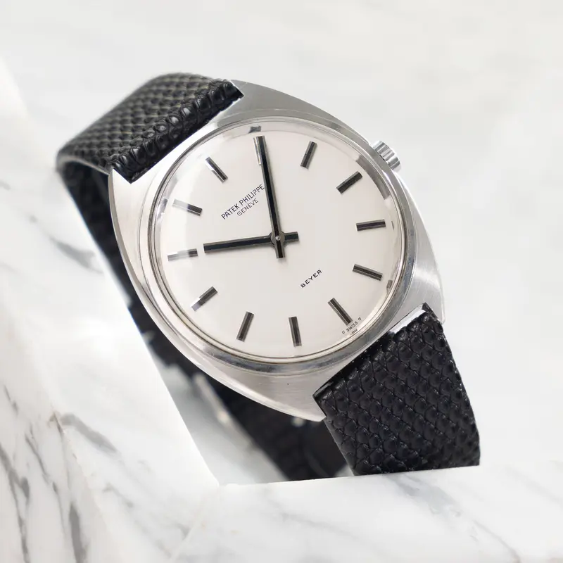Patek Philippe Calatrava 3574 Silver dial "Beyer" in Steel Execution with Box