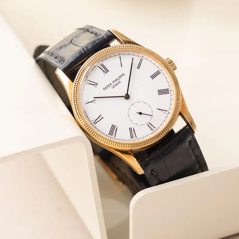 Patek Philippe Calatrava 3796D “Clous de Paris” Porcelain Dial with Hangtag & Extract from the Archives