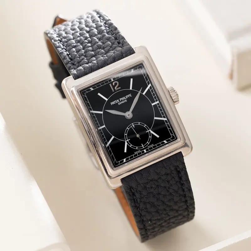 Patek Philippe Gondolo 5010G Black Dial in 18k White Gold