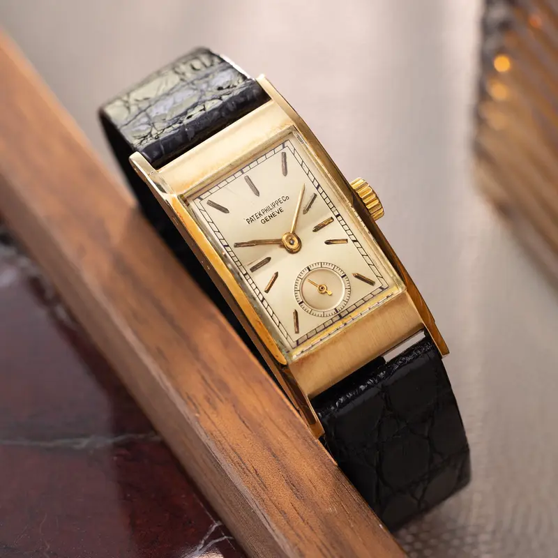 Patek Philippe Tegolino 18 Karat Gelbgold Referenz 425 Mit Auszug Aus Archiv