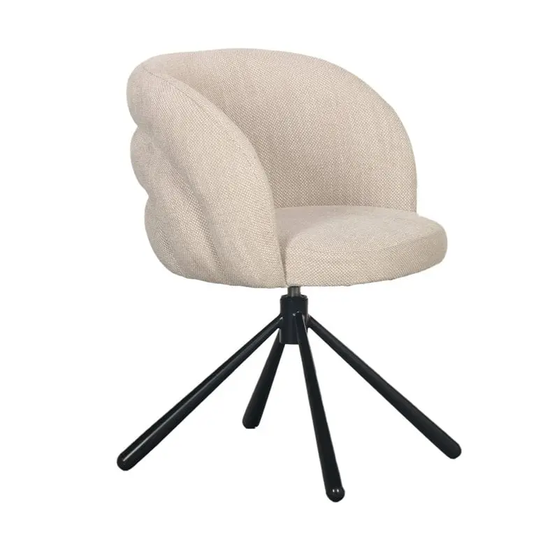 Pebble Draaibare Eetkamerstoel Beige - Pole To Pole