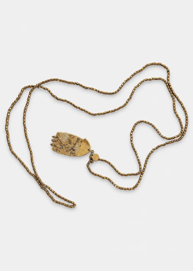 Perchéno Kanpur Necklace Red Gold