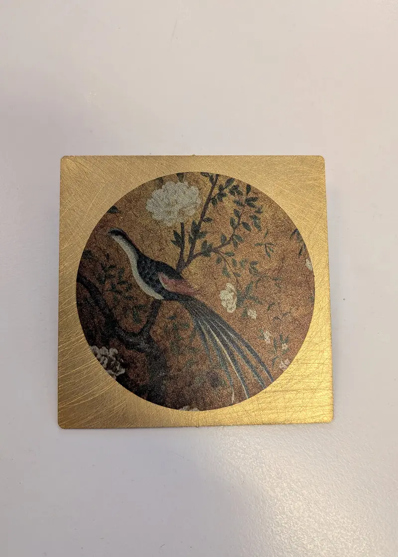 Perchéno Spilla Brooch Brass