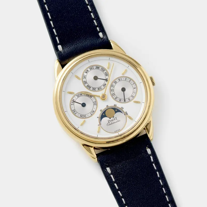 Piaget Gouverneur Perpetual Calendar Yellow Gold Reference 15958