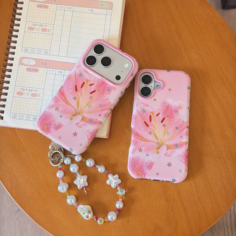 Pink Lily iPhone Case