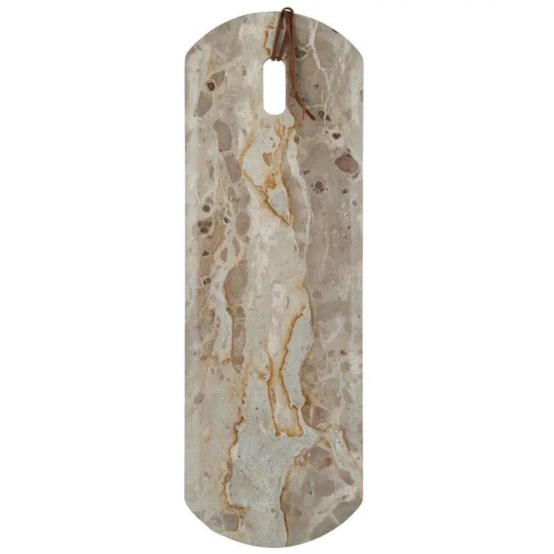 Plank Rechthoek Marmer Beige Large - 60x20x2cm