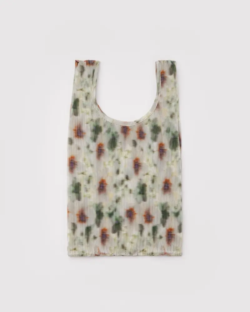 Pleated Reusable Bag - Abstract Floral [PRE ORDER]