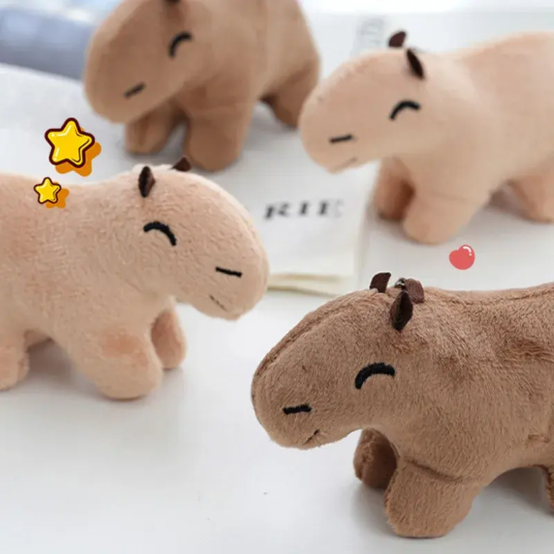 Plush Capybara Character Keychain (2 Colours)