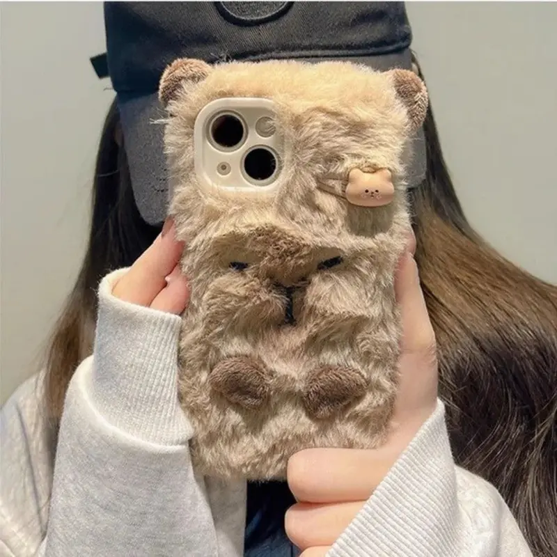 Plush Capybara iPhone Case