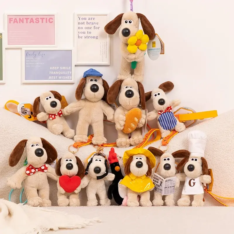 Plush Gromit Charm Mascot Keychain (14 Designs)