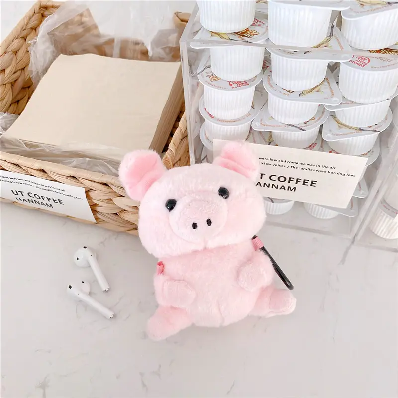 Plush Piglet Airpod Case Cover