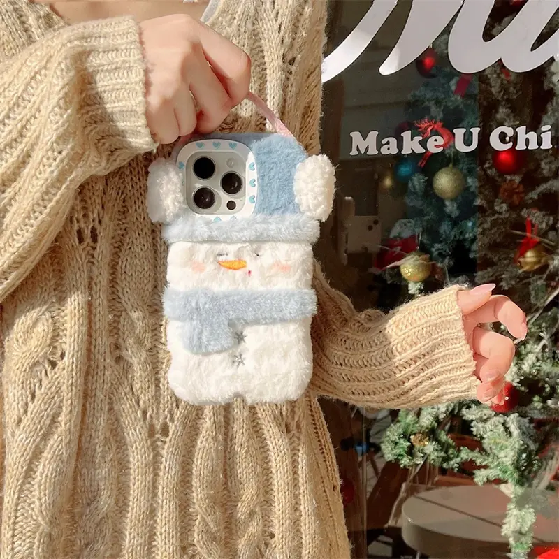 Plush Snowman iPhone Case