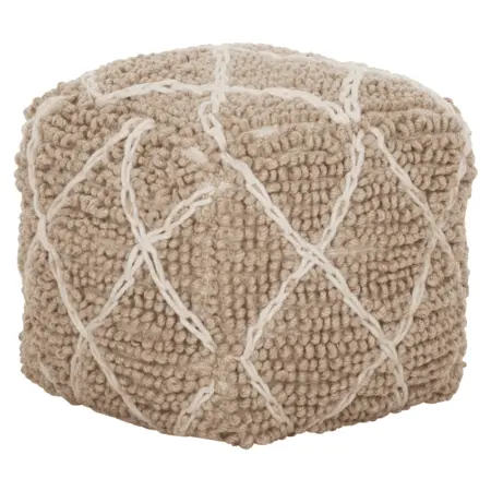 Poef Princess Beige Ivoor MUST Living
