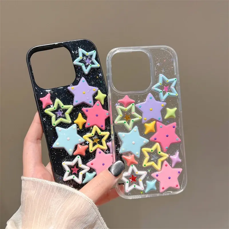 Pop Colour Stars iPhone Case