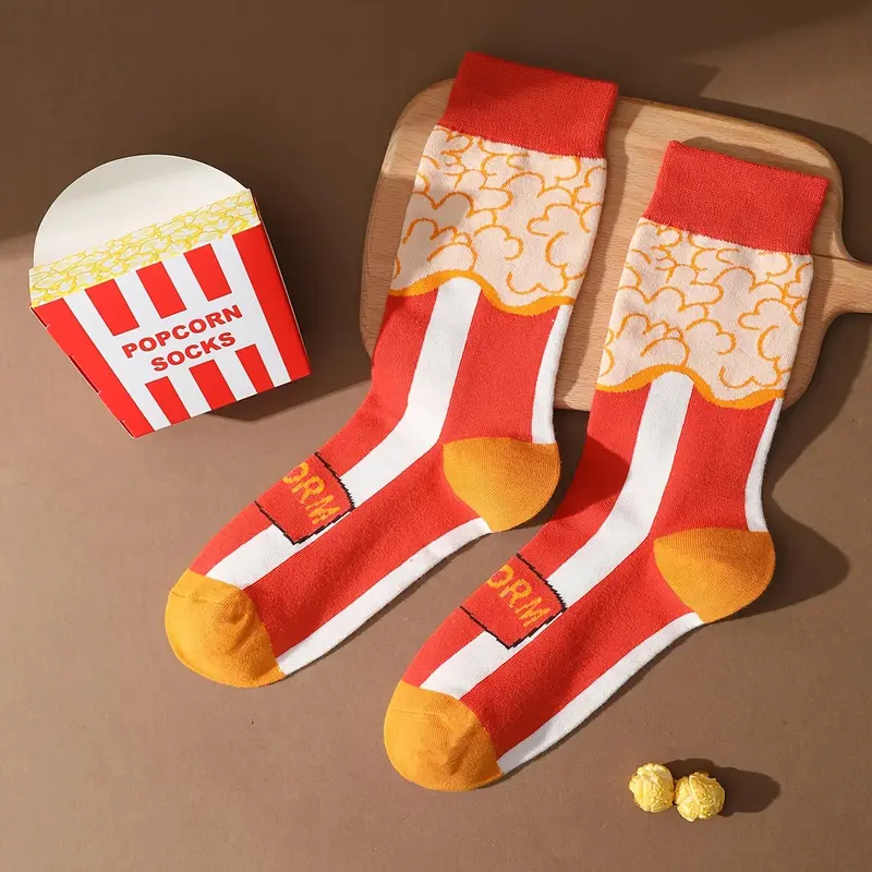 Popcorn Crew Socks Gift Box