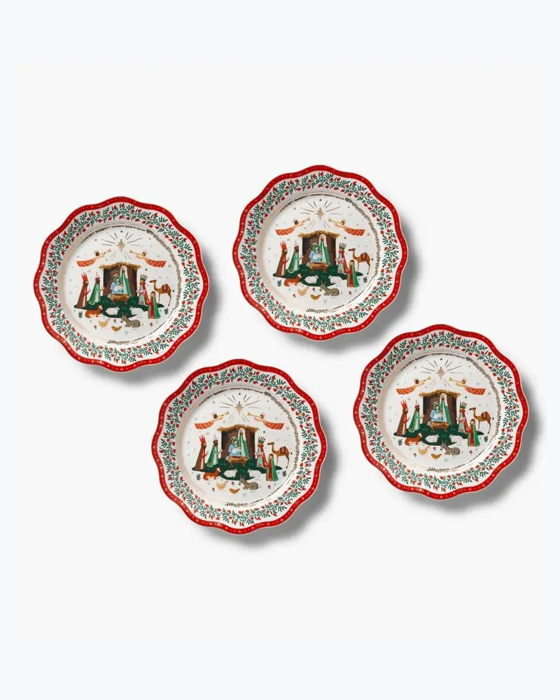 Porcelain Dinner Plate Set - Nativity [PRE ORDER]