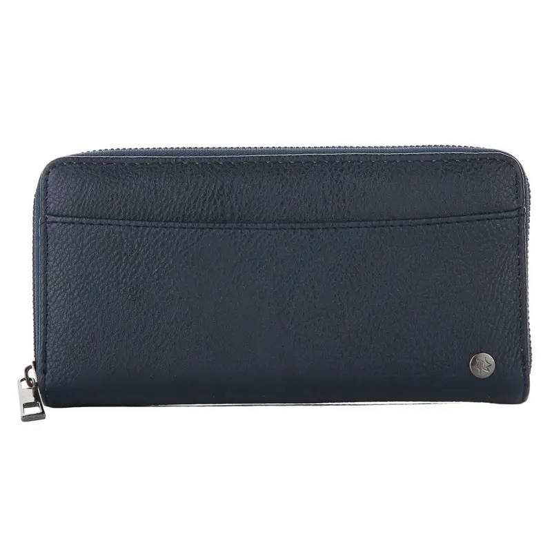 Portemonnee Klassiek Vakjes blauw 20x10cm
