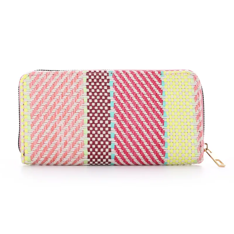 Portemonnee Klassiek Zomer fuchsia 20x10cm