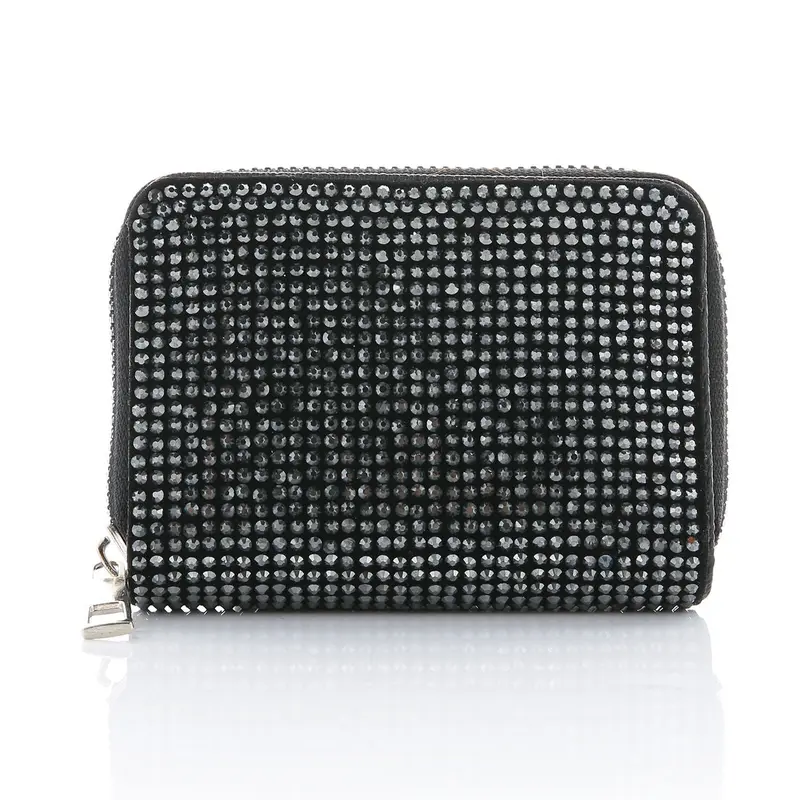 Portemonnee Sparkling black 11x8cm