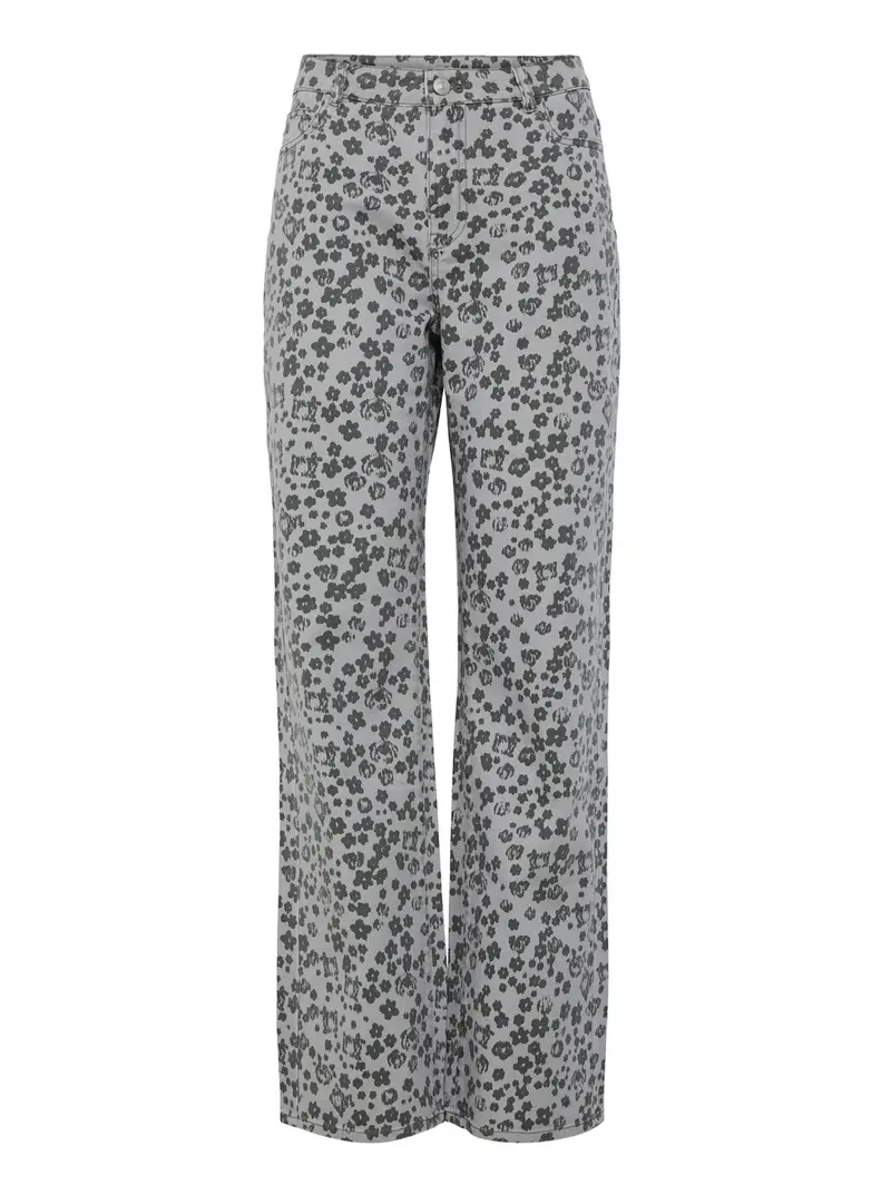 Portia straight pants grey