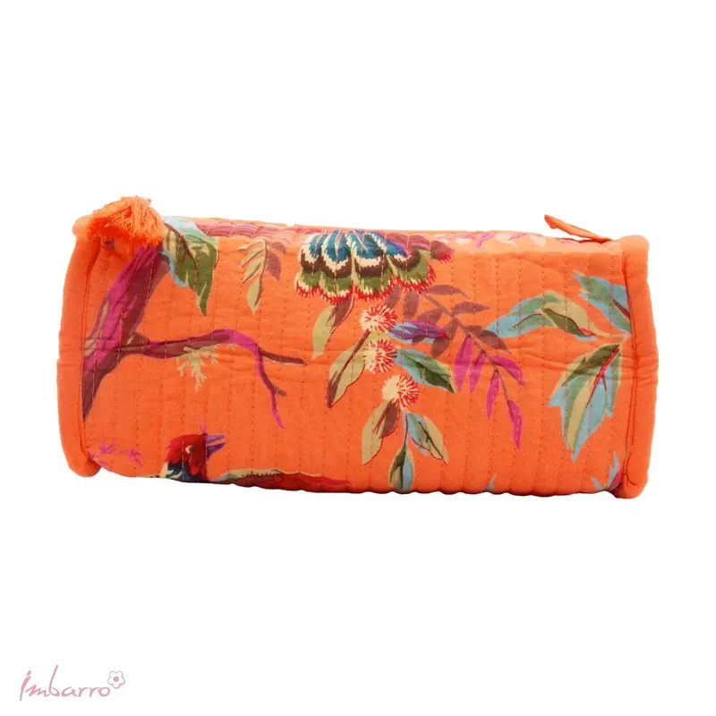 Pouch Quilted Paradise Mandarine 25x12cm