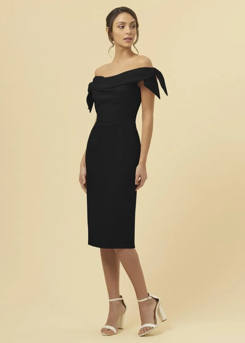 Pretty Dress Company Tilly Pencil Dress Black
