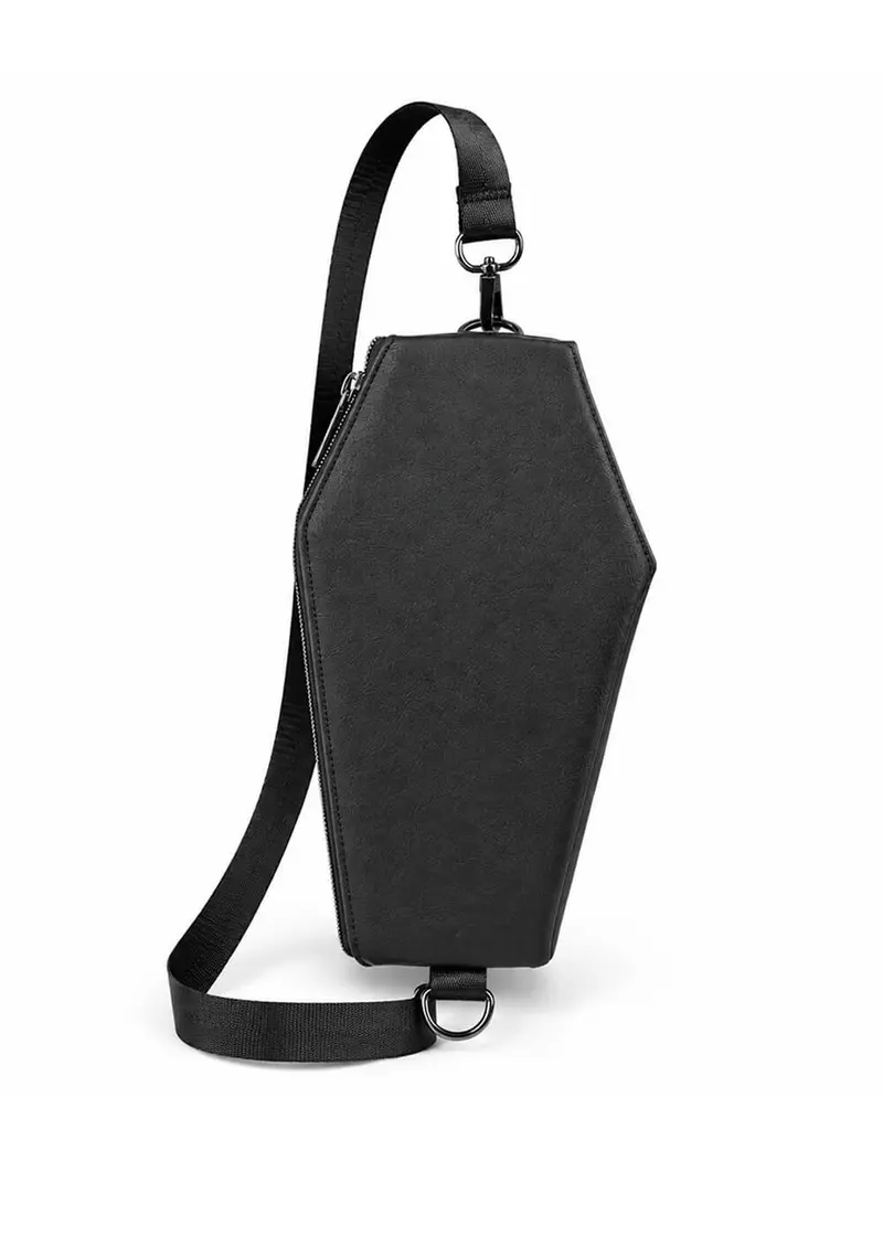 Project Pinup Coffin Sling Bag Shoulder Bag Black