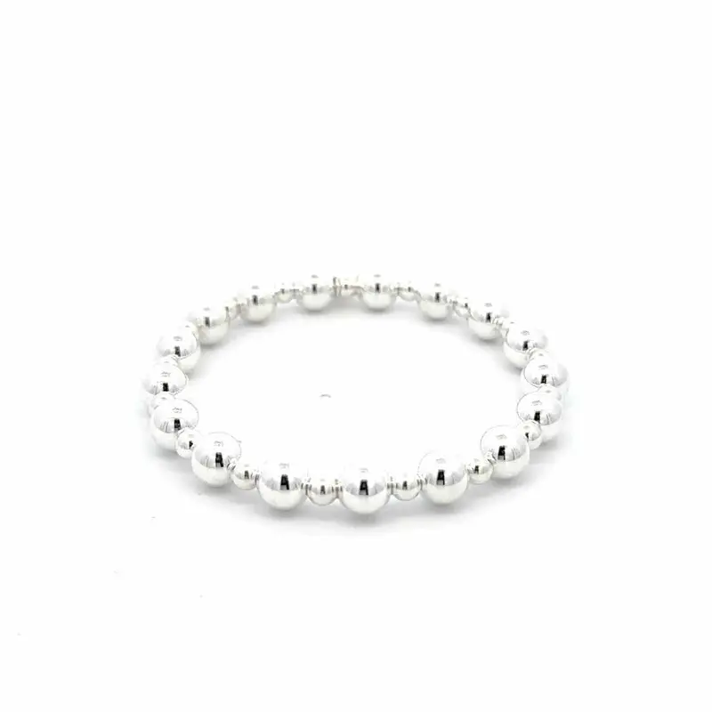 Pscallme armband basic silver mix 7mm/4mm
