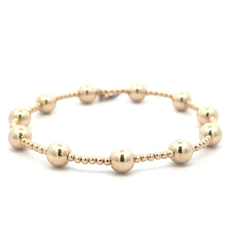 Pscallme armband dot 11 big gold coloured