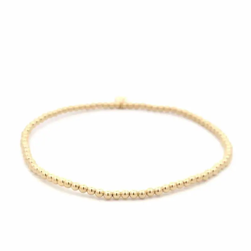 Pscallme enkelband basic gold coloured 3mm