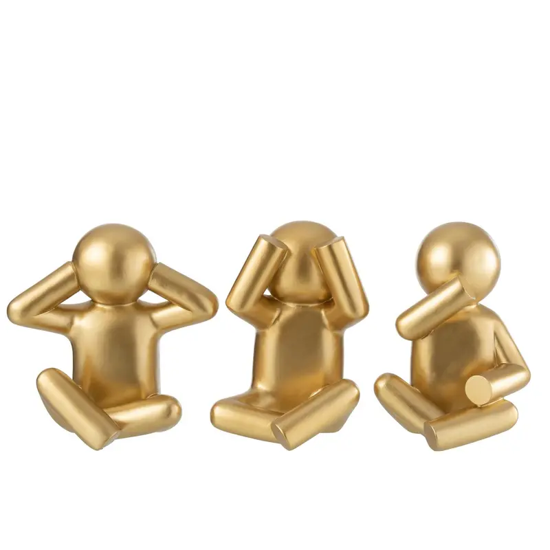 P'tit Maurice Poly Goud set van 3 J-Line