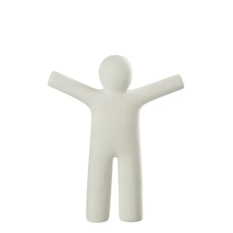 P'tit Maurice Polyresin Gebroken Wit Large J-Line