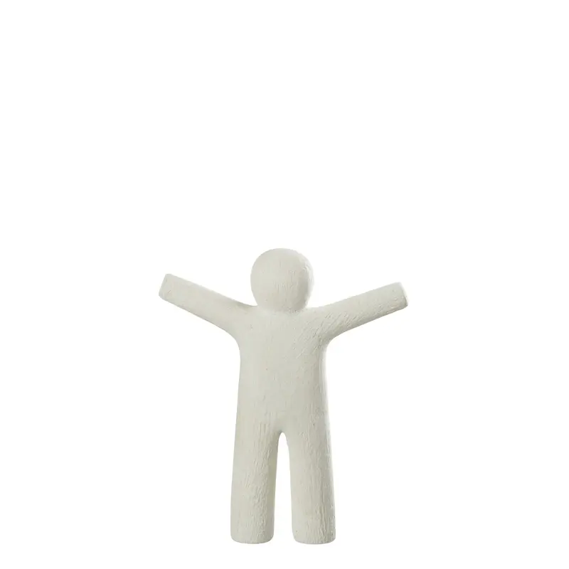P'tit Maurice Polyresin Gebroken Wit Small J-Line