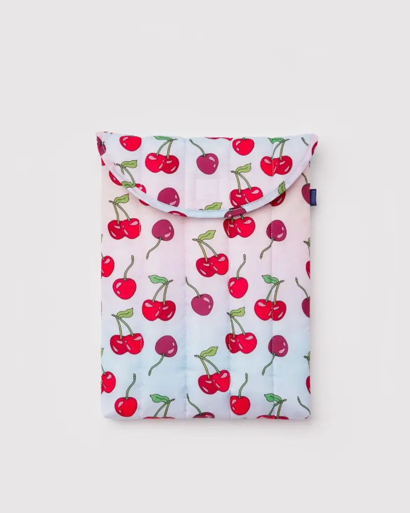 Puffy Laptop Sleeve - Cherries [PRE ORDER]