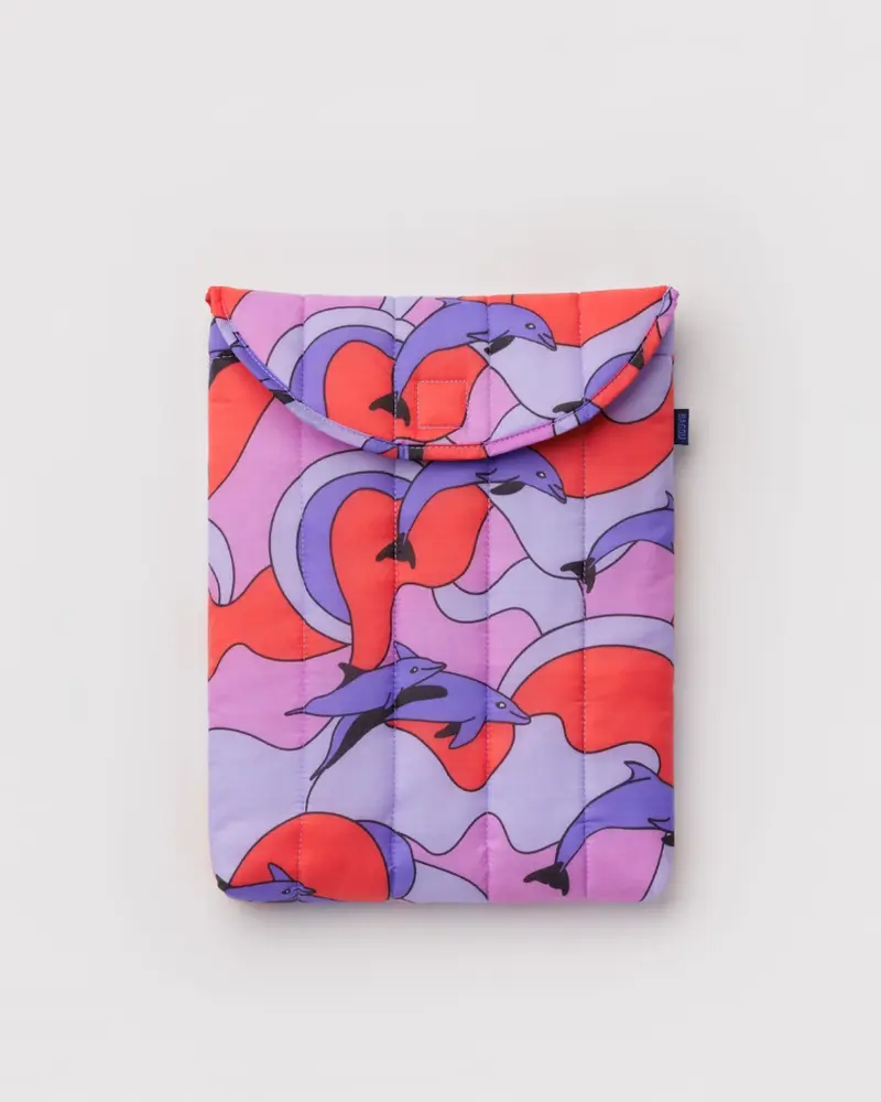 Puffy Laptop Sleeve - Dolphins [PRE ORDER]