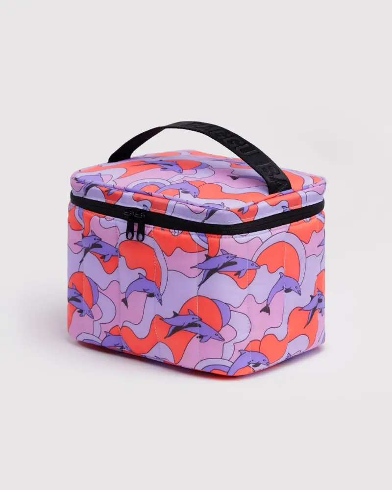 Puffy Lunch Bag - Dolphins