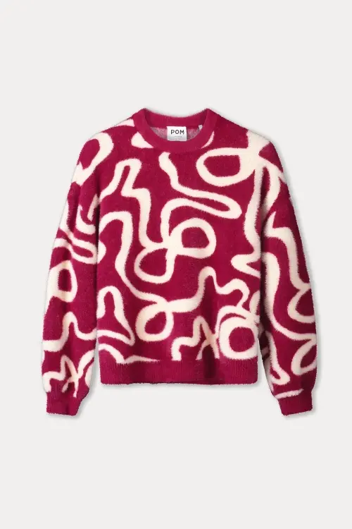 Pull Frida Bow Burgundy