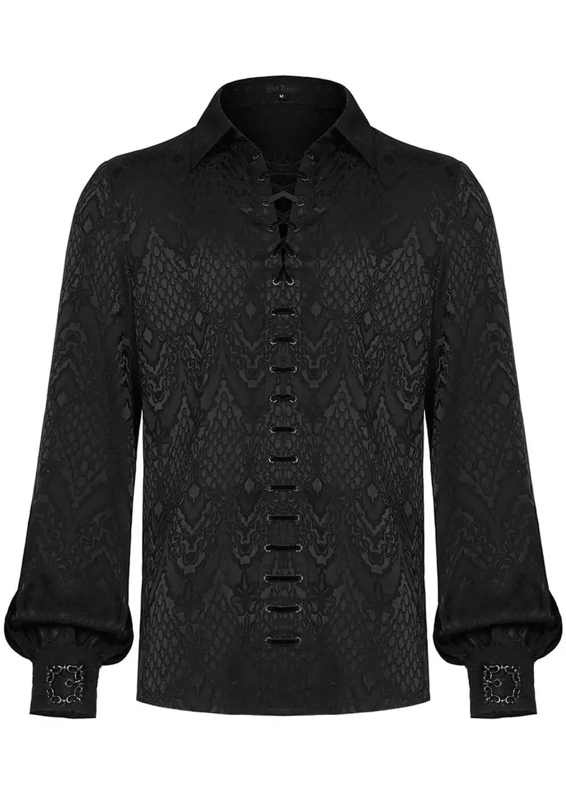 Punk Rave Dorian Shirt Black