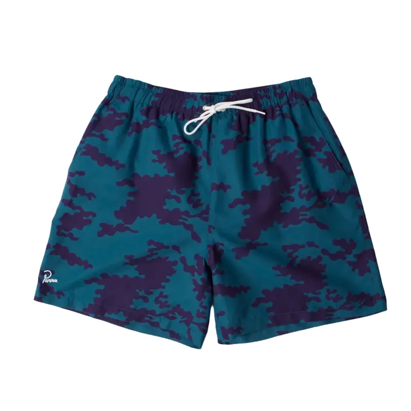 Purple Camo Man Swim Short