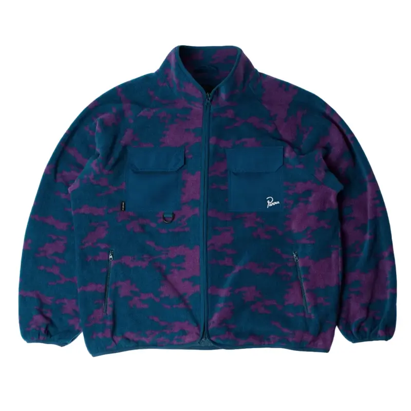 Purple Darwin Camo Fleece