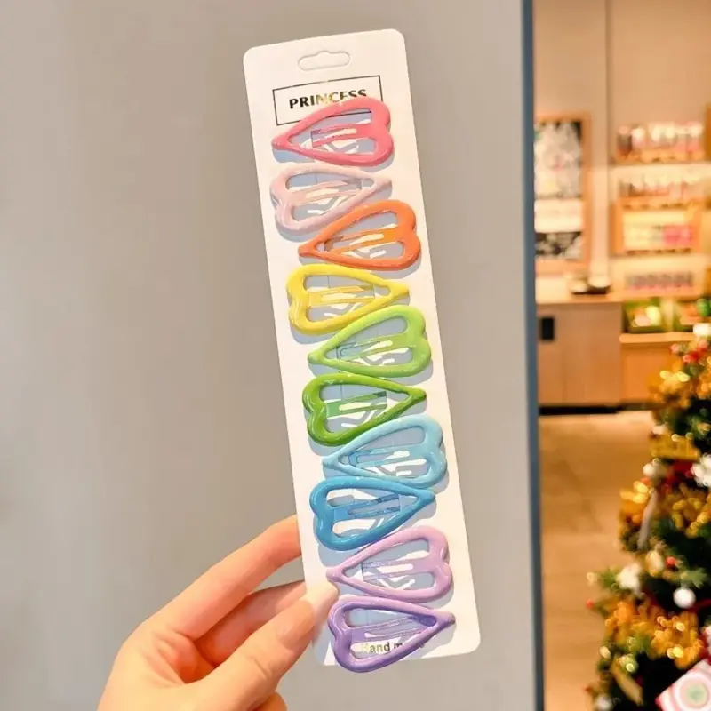 Rainbow Gradient Hairclip Set (Set of 10 Clips)