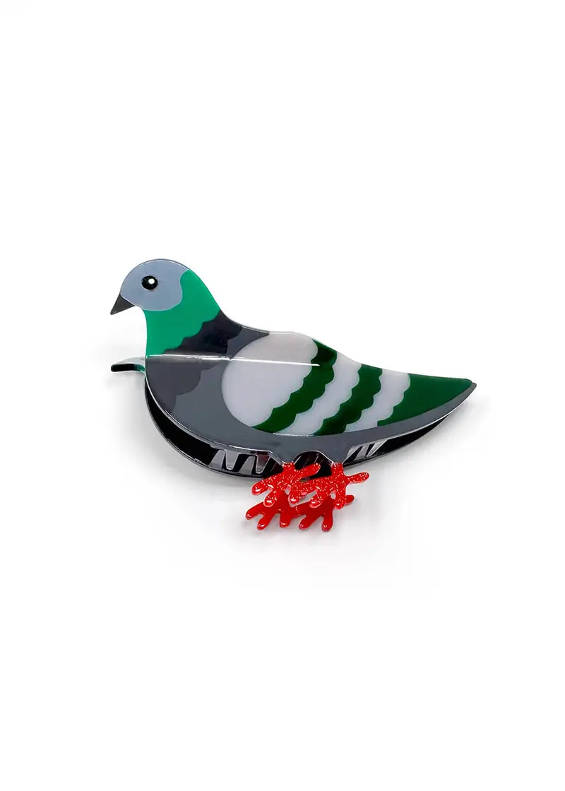Rainbow Unicorn Birthday Surprise Pigeon Hair Clip